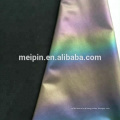 High visible soft waterproof rainbow reflective stretch textile/fabric